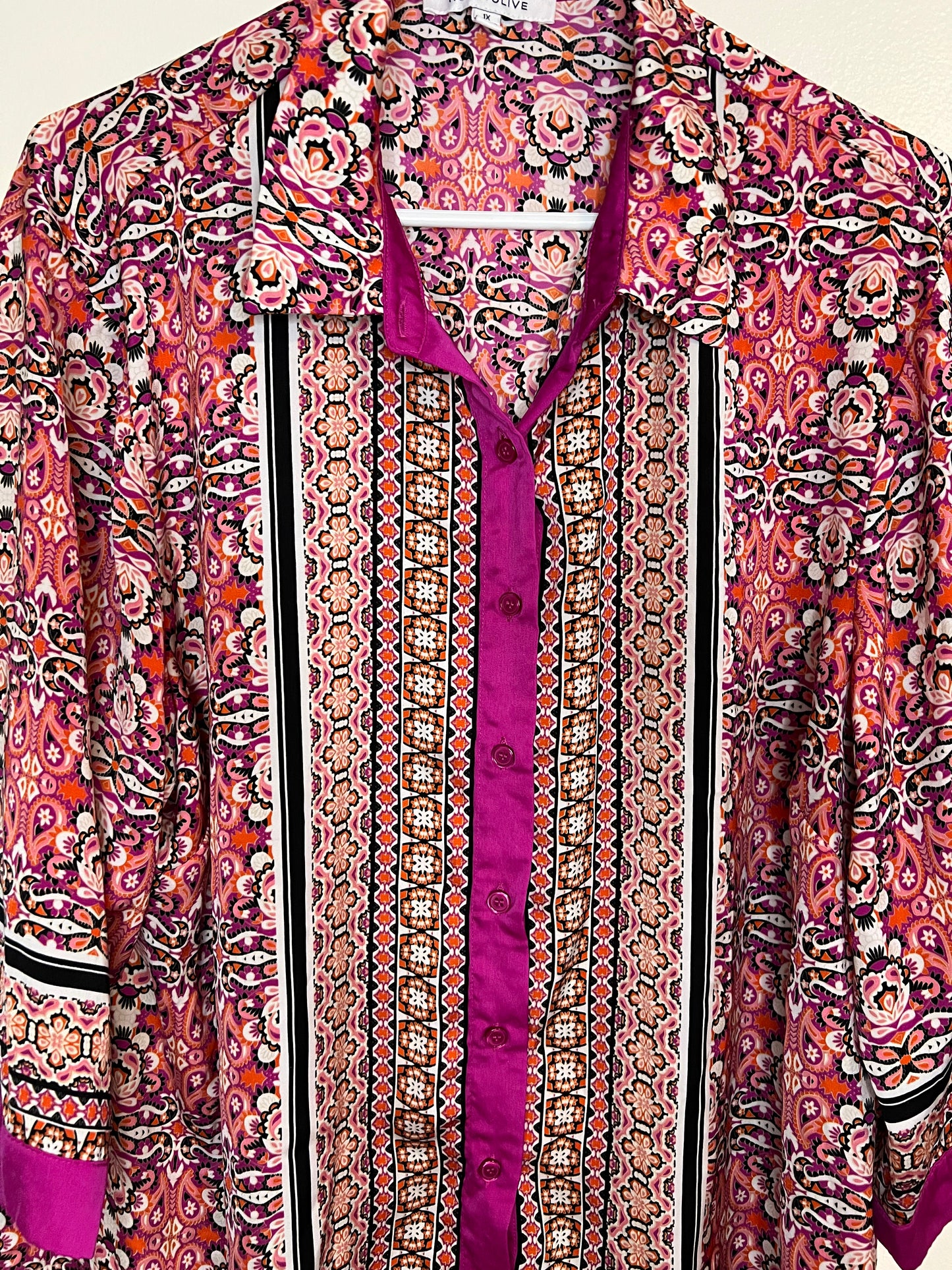 Rose&Olive Patterned Blouse