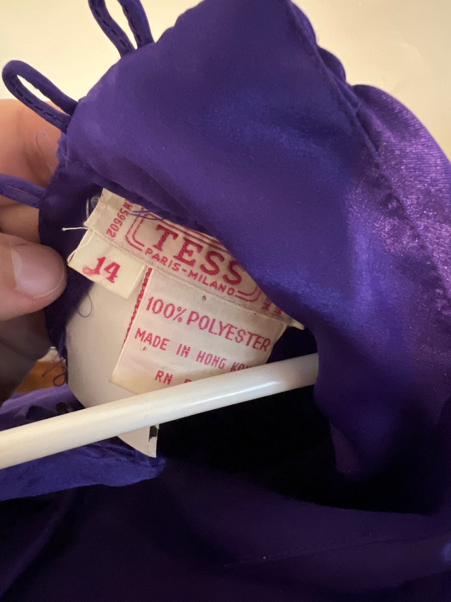 Vintage Tess Purple Blouse