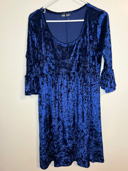 Bella Flore Velvet Dress