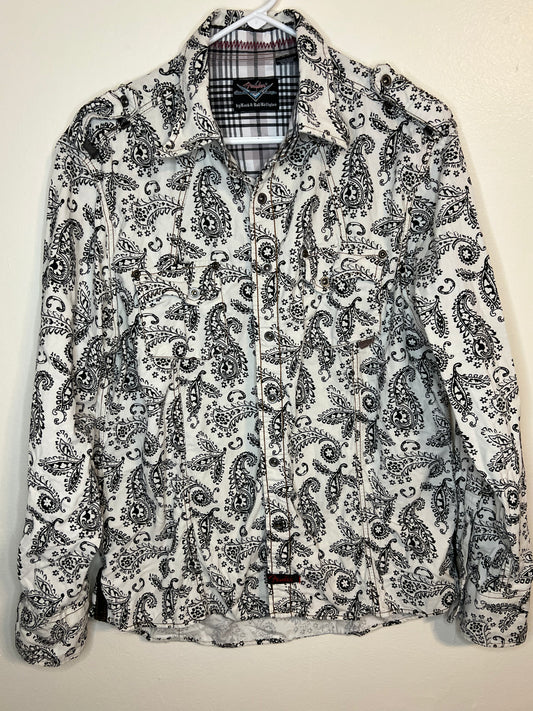Vintage Fender Paisley Corduroy Shirt