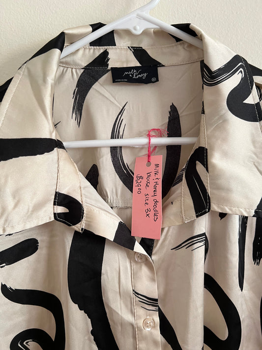 Milk&Honey Doodle Blouse