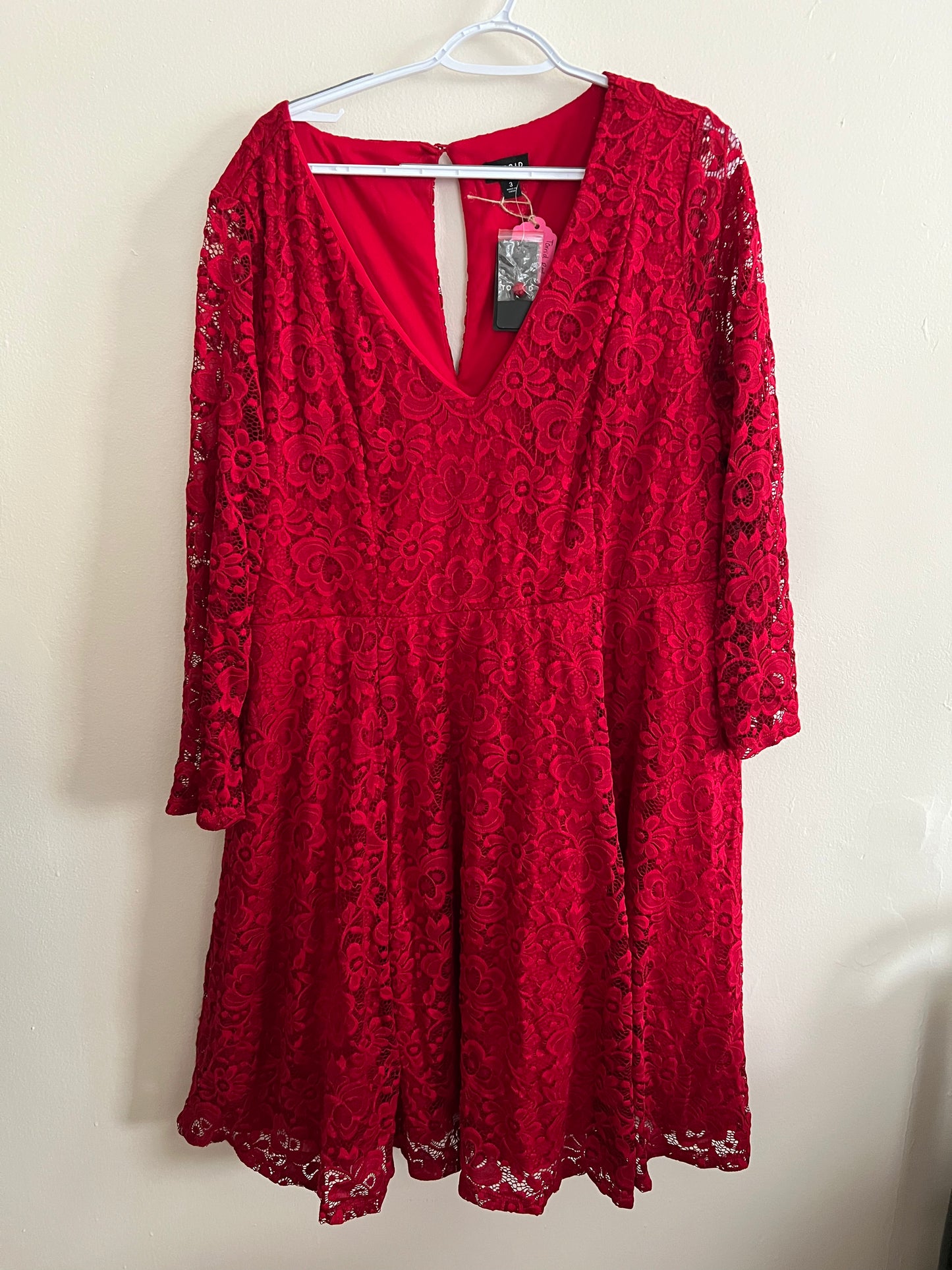 Torrid Red Lace Dress