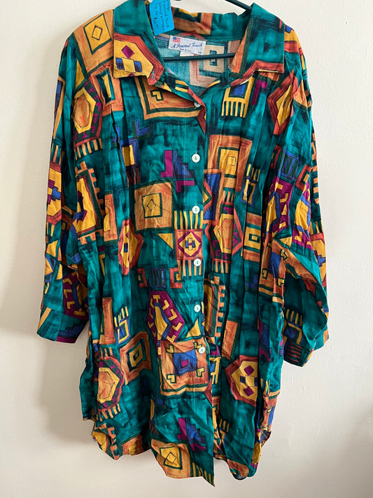 Vintage A Personal Touch Abstract Shirt