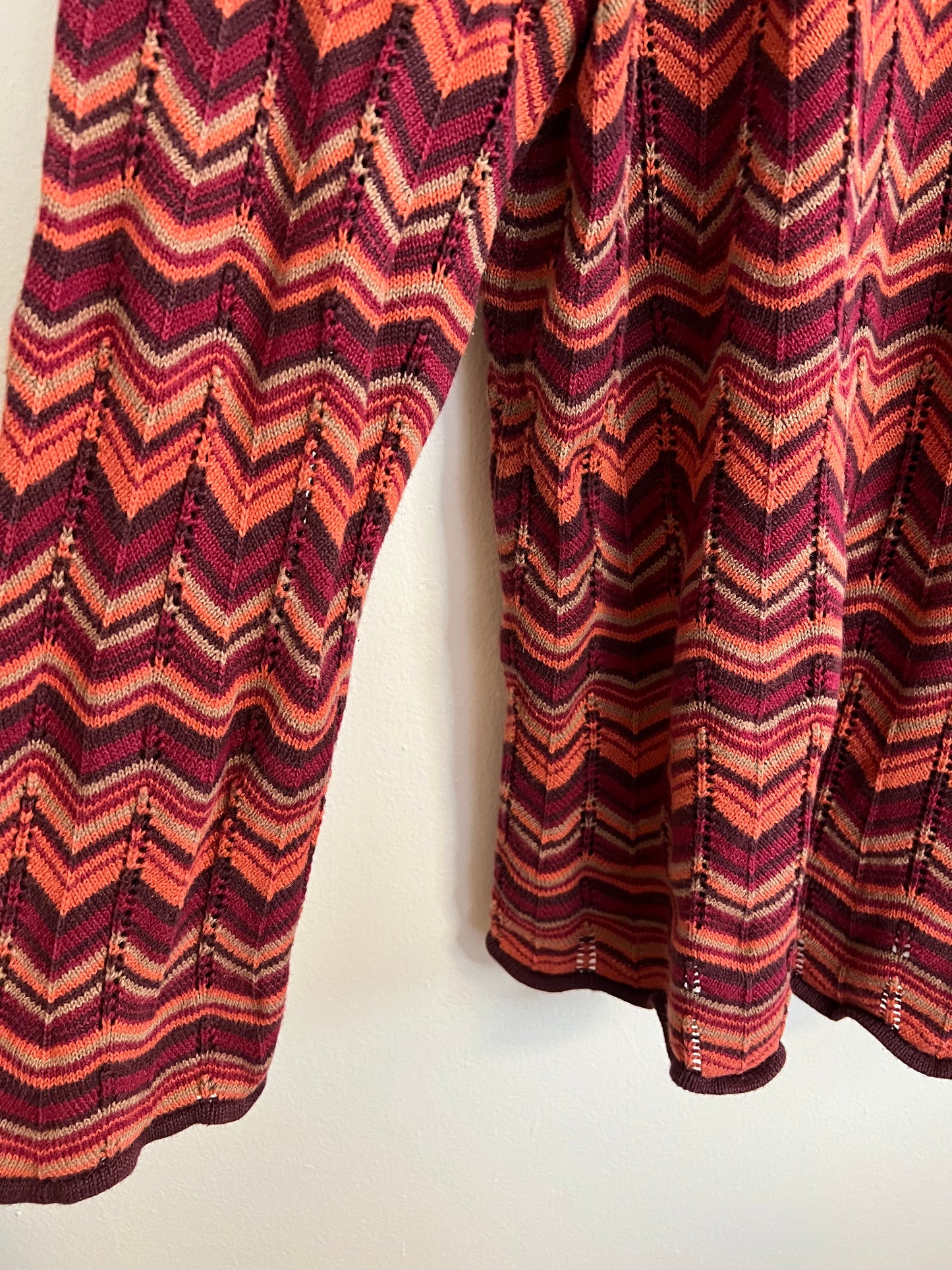 Lane Bryant Zigzag Crocheted Sweater Top