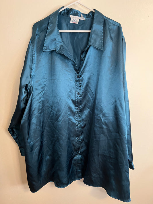 Only Necessities Blue Blouse