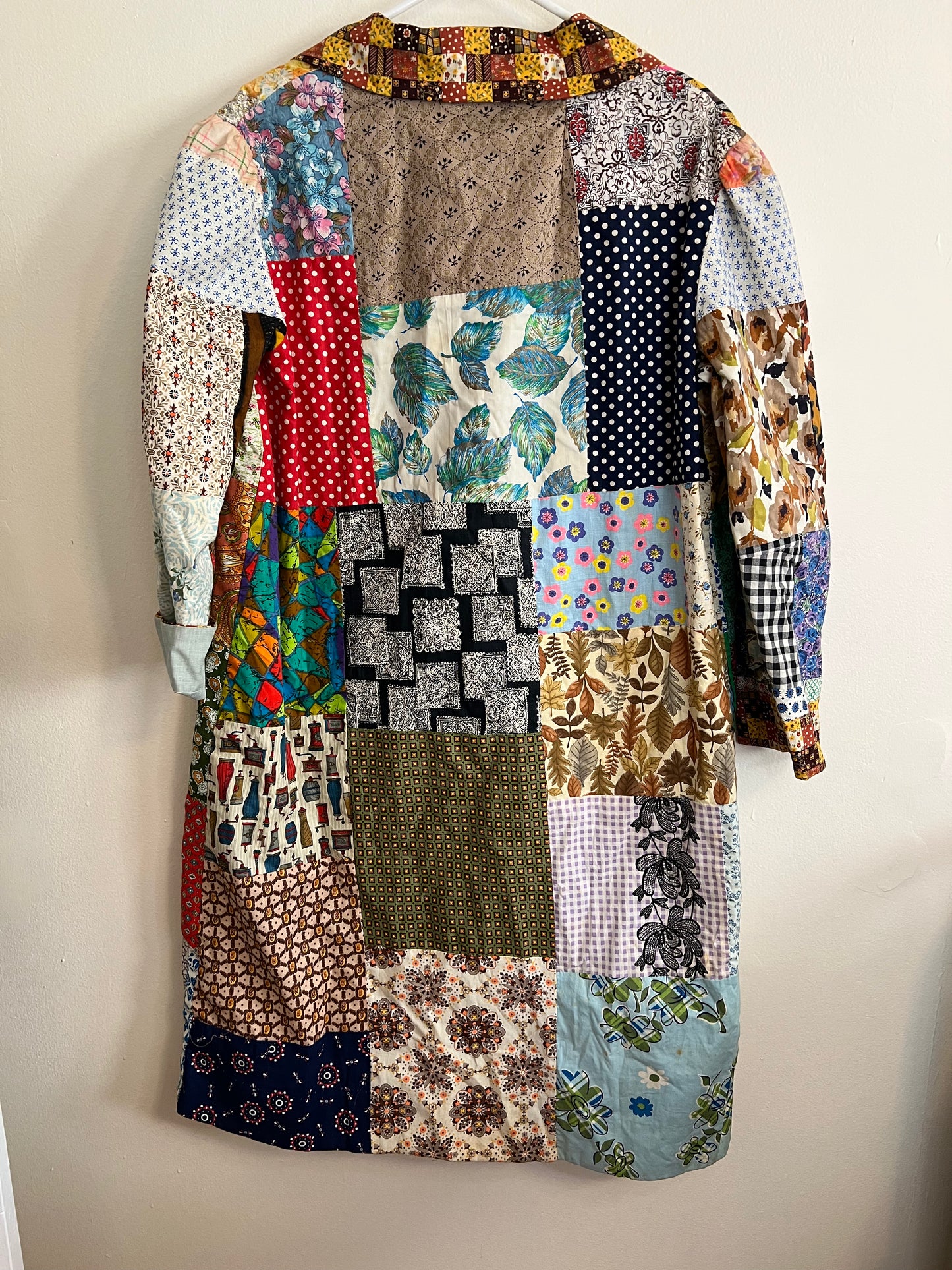 Vintage Handmade Patchwork Light Jacket