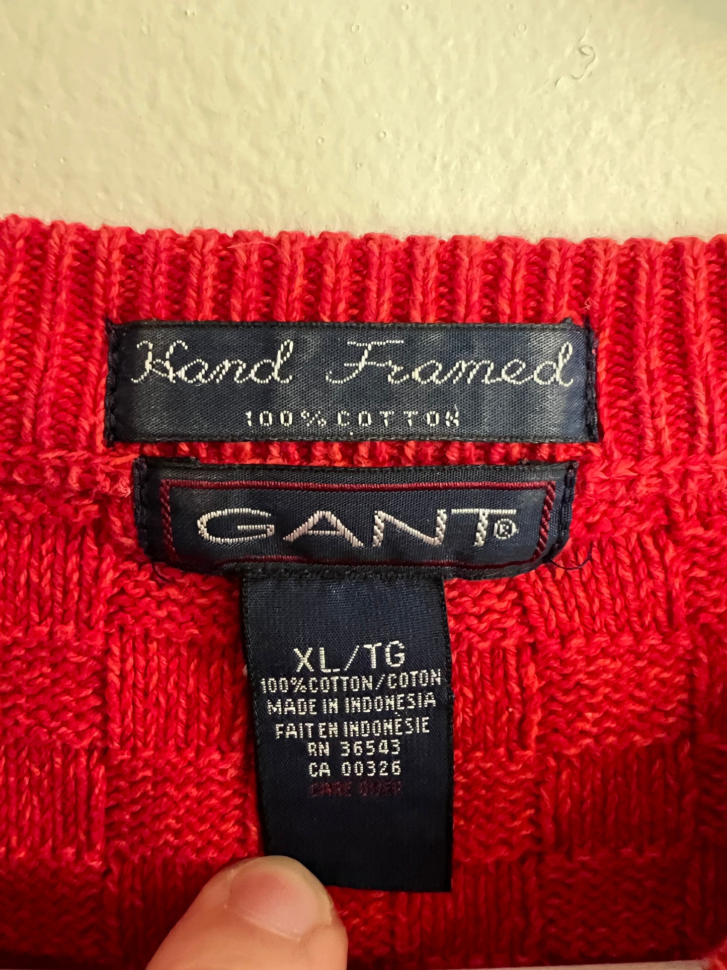 Vintage Gant Red Sweater