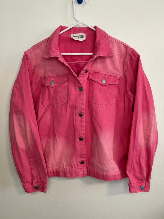 Savanna Jane Pink Fringe Jacket