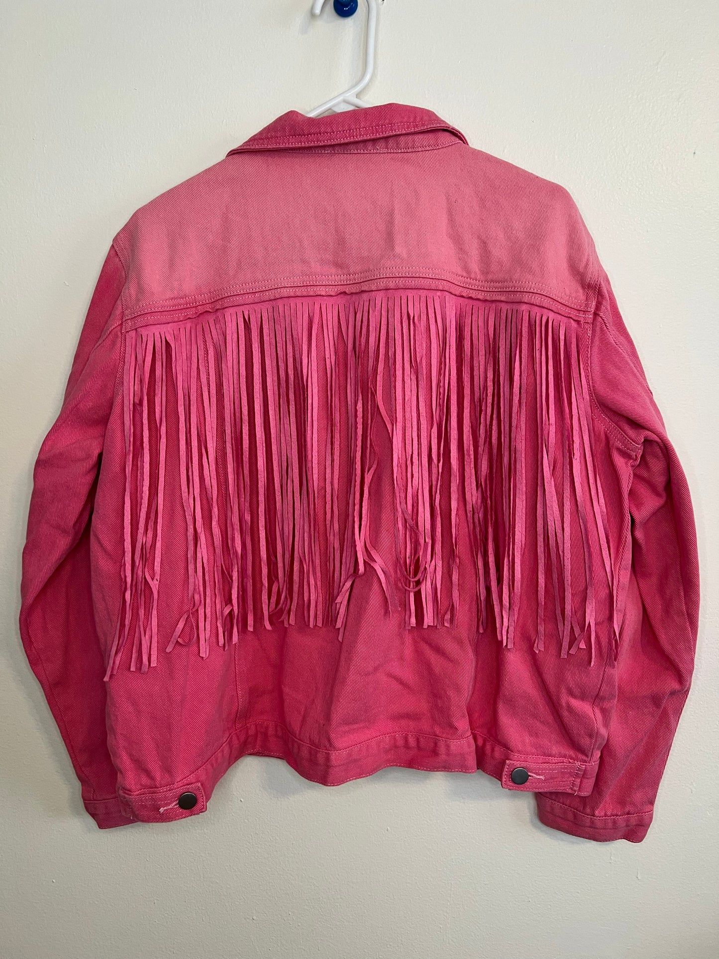 Savanna Jane Pink Fringe Jacket