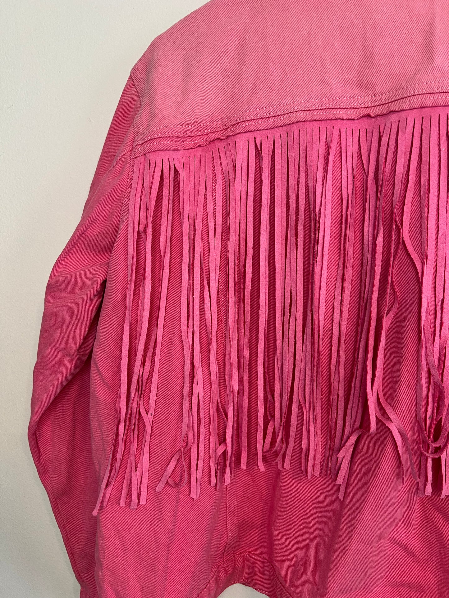 Savanna Jane Pink Fringe Jacket