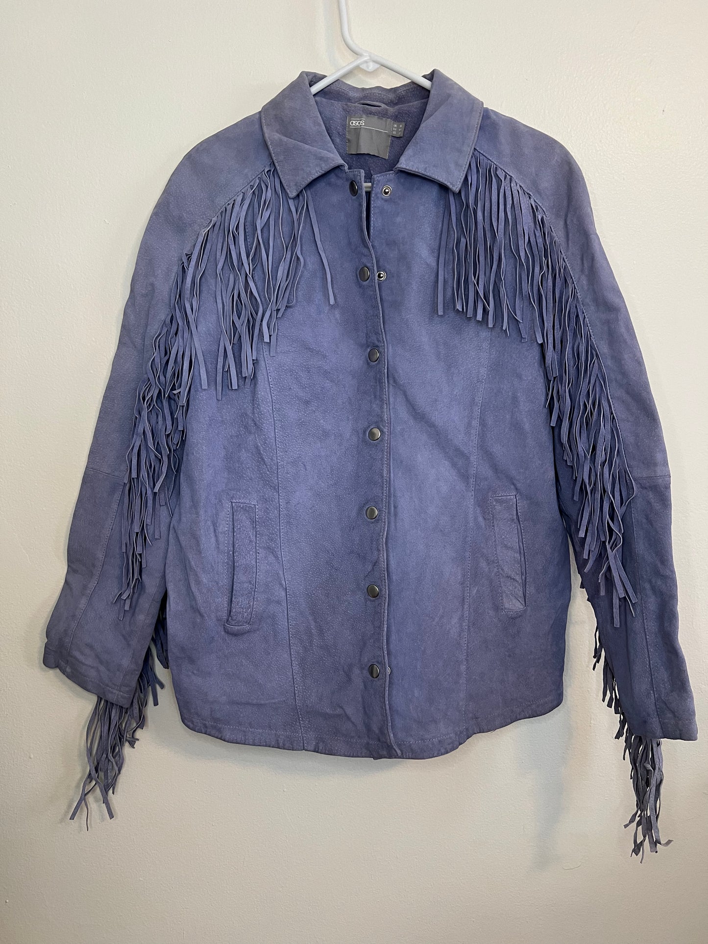 ASOS Leather Fringe Jacket