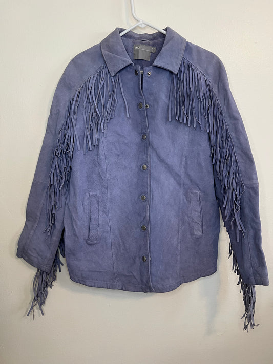 ASOS Leather Fringe Jacket