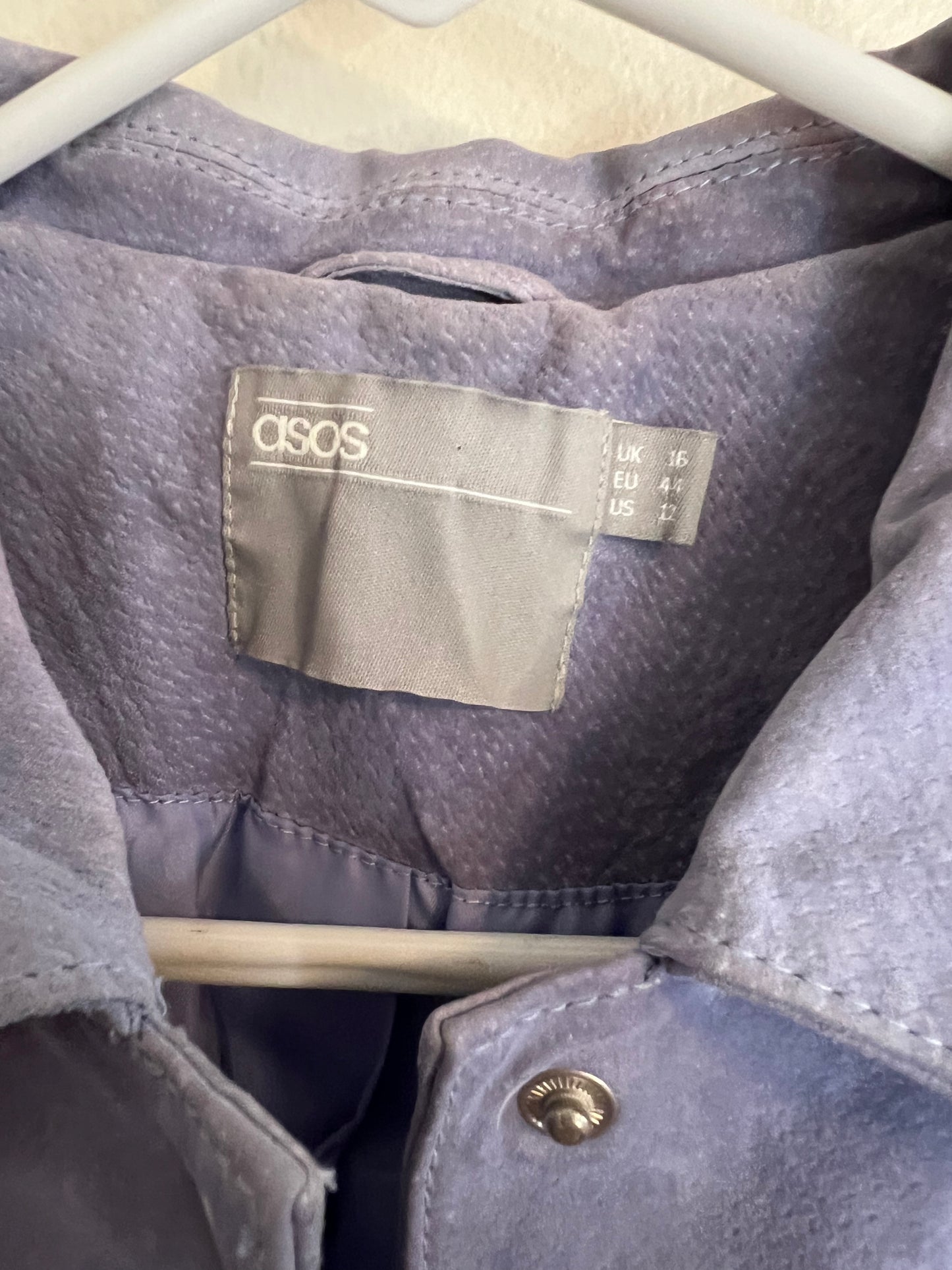 ASOS Leather Fringe Jacket