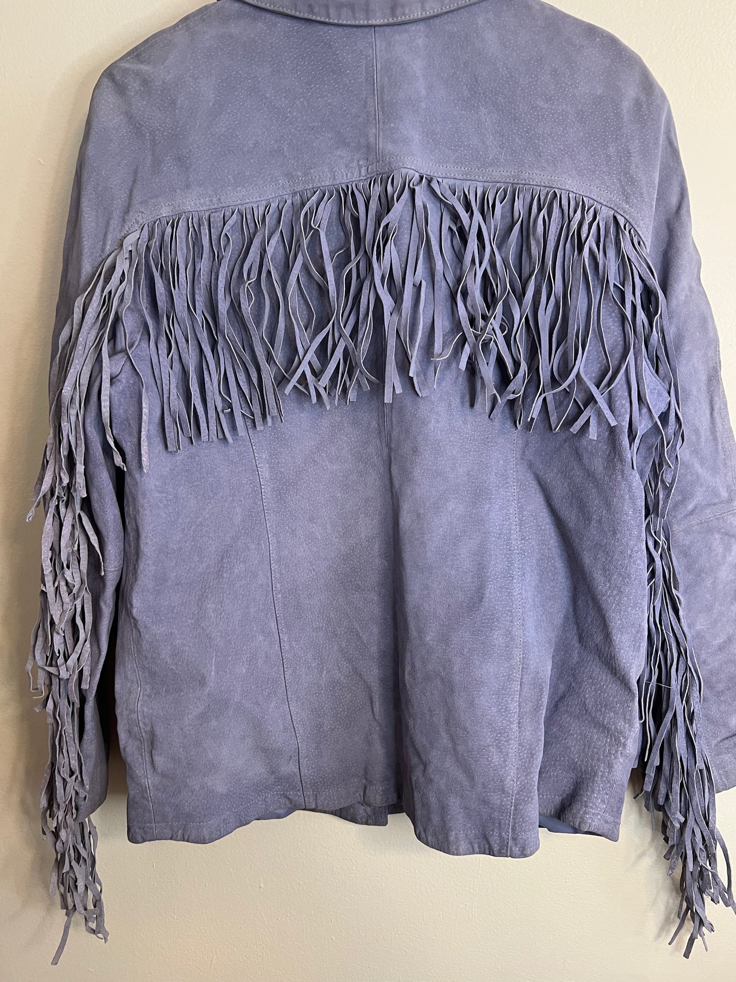 ASOS Leather Fringe Jacket