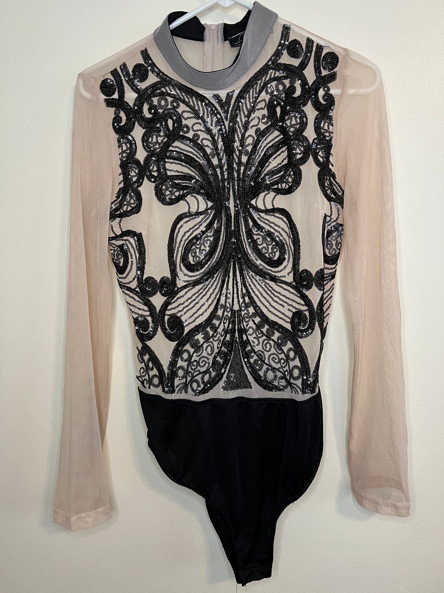 Love University Sequined Body Suit