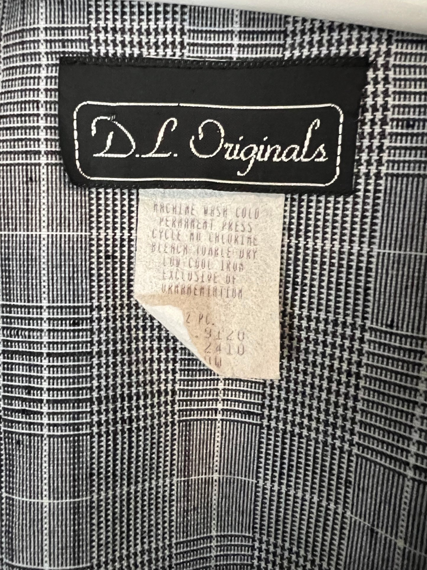Vintage DL Original Plaid Shirt