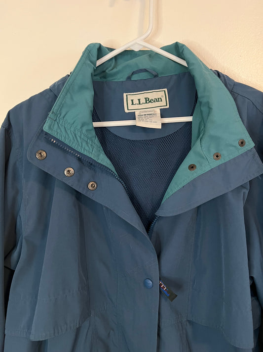 LLBean Blue Raincoat