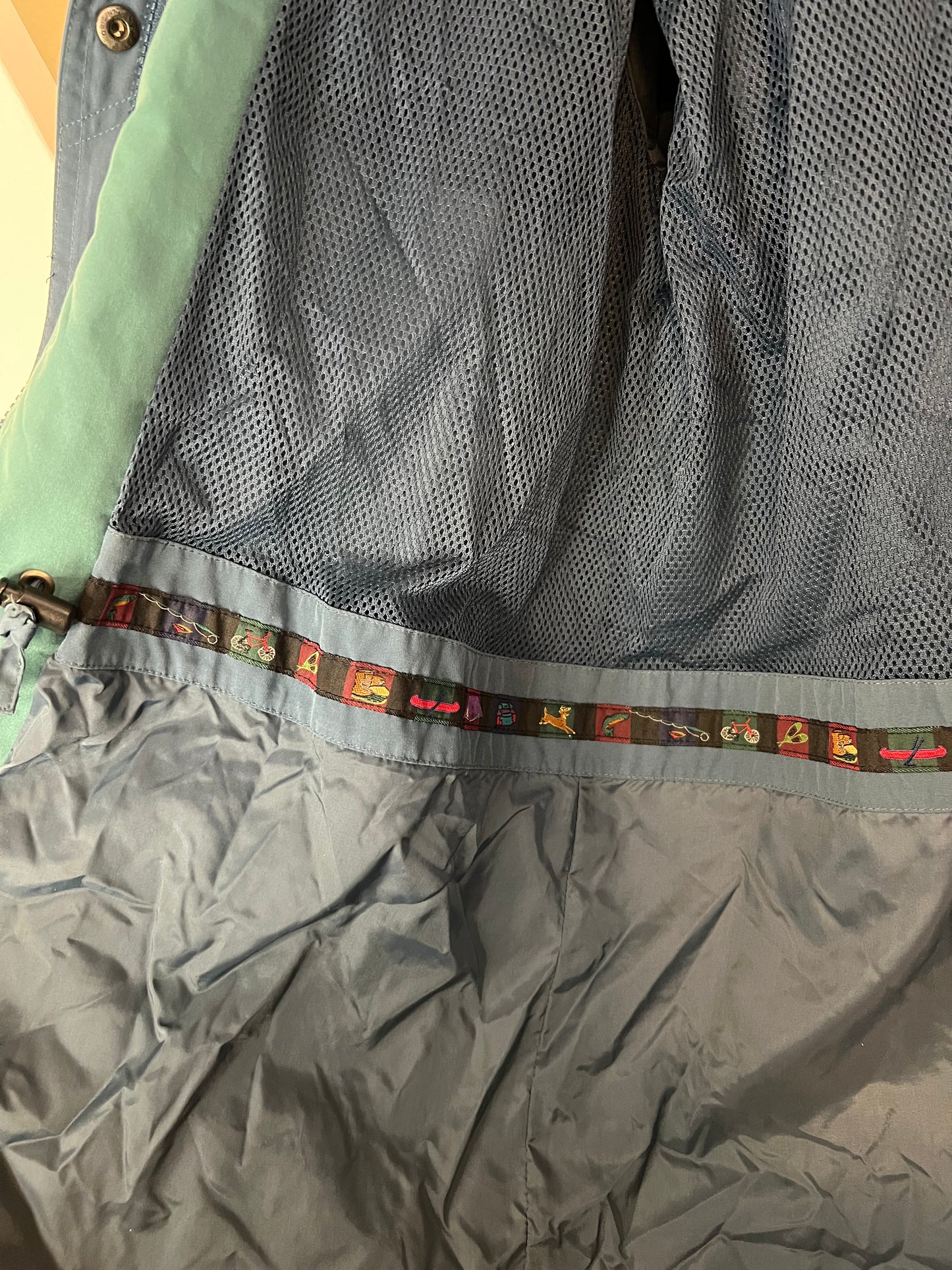 LLBean Blue Raincoat