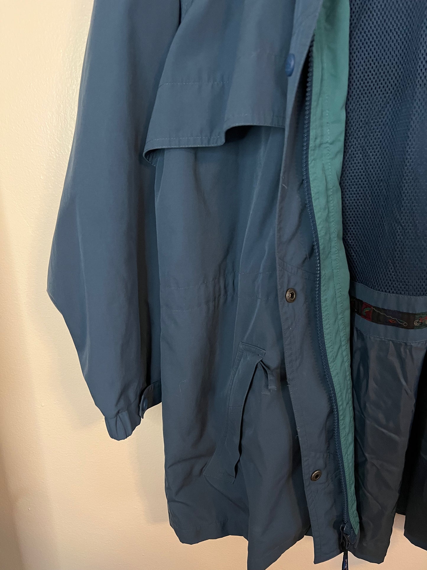 LLBean Blue Raincoat