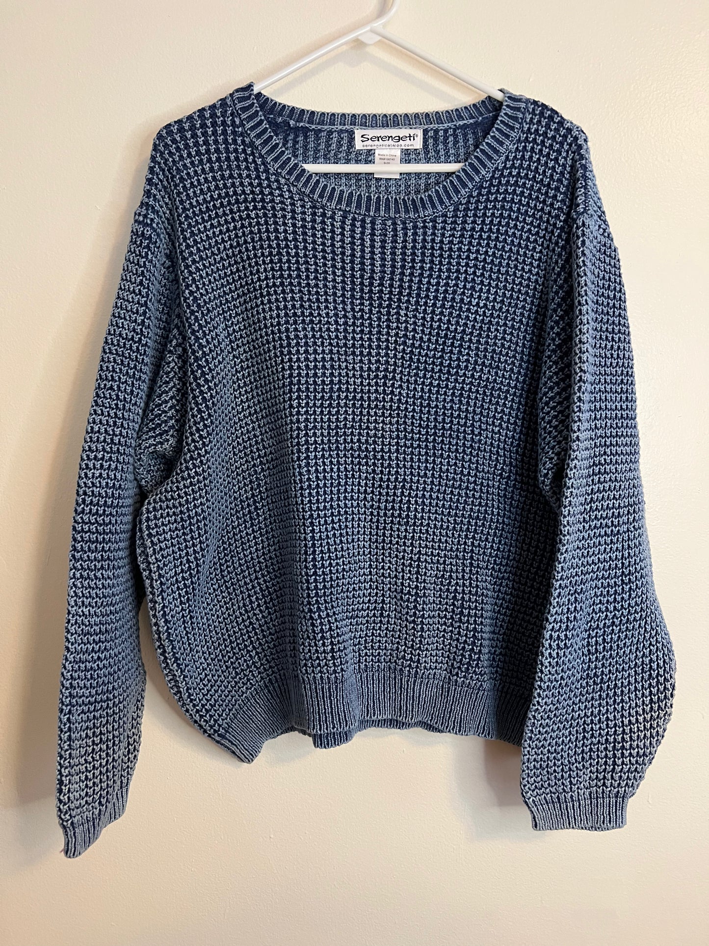 Serengeti Blue Knit Sweater