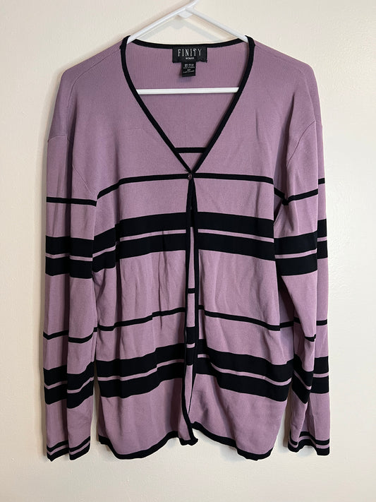 Finity Striped Cardigan