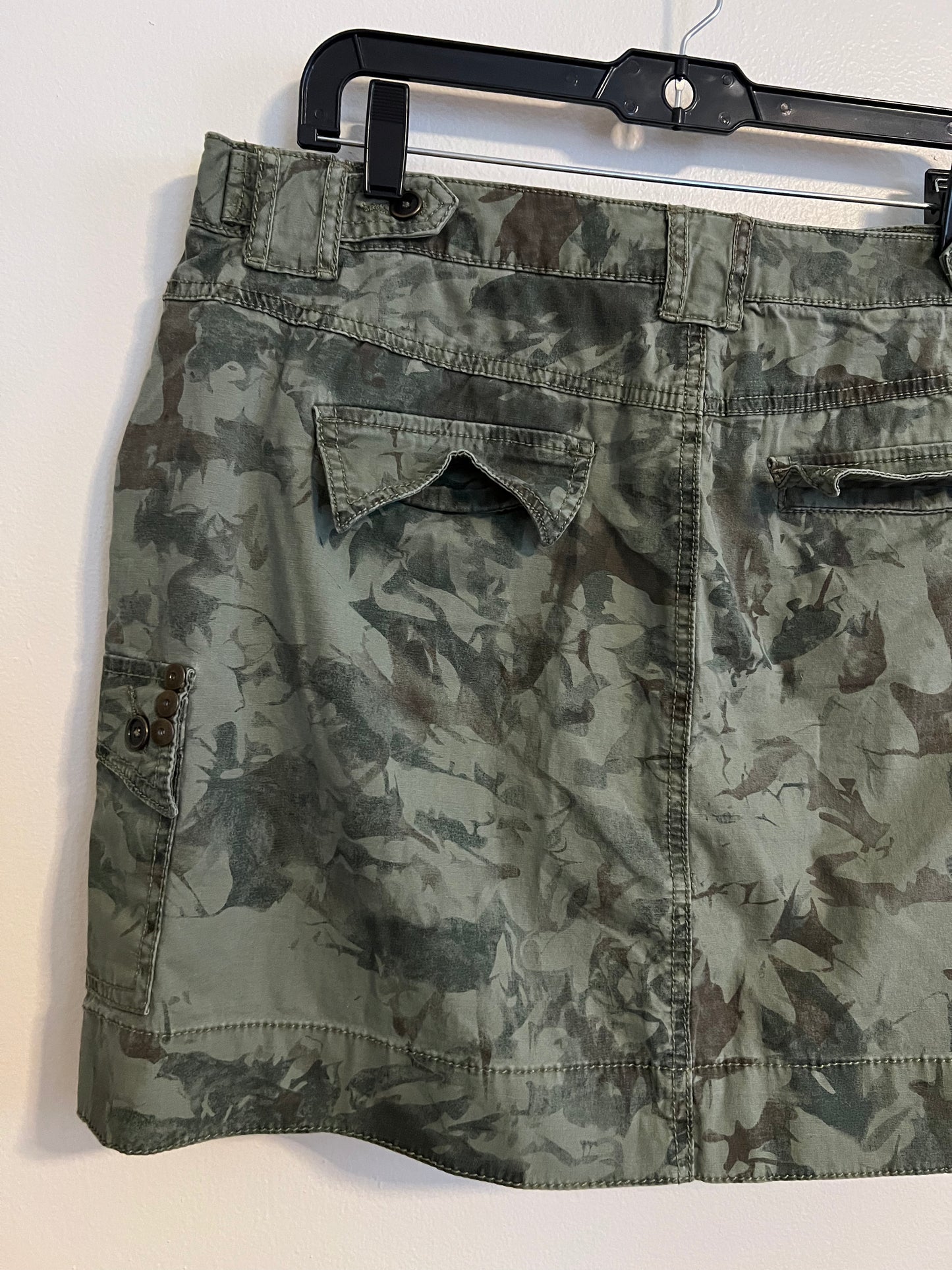 Fashion Bug Camo Mini Skirt