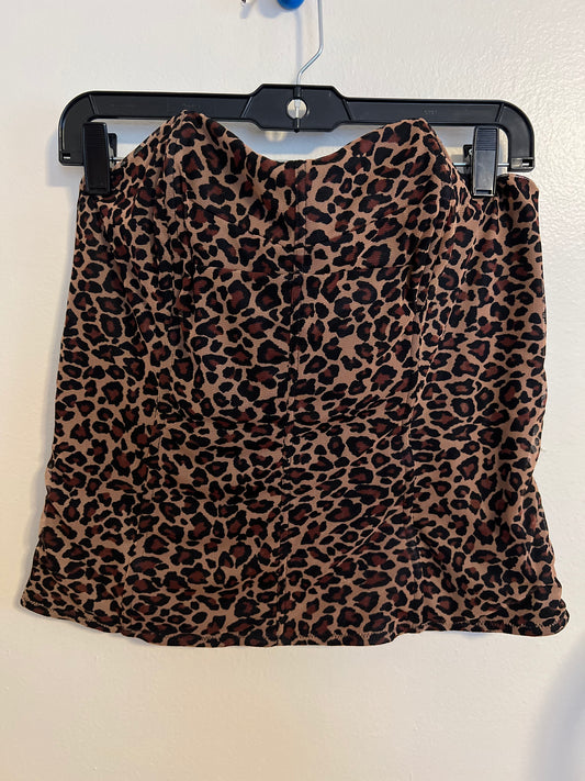 Cacique Cheetah Print Corset Top