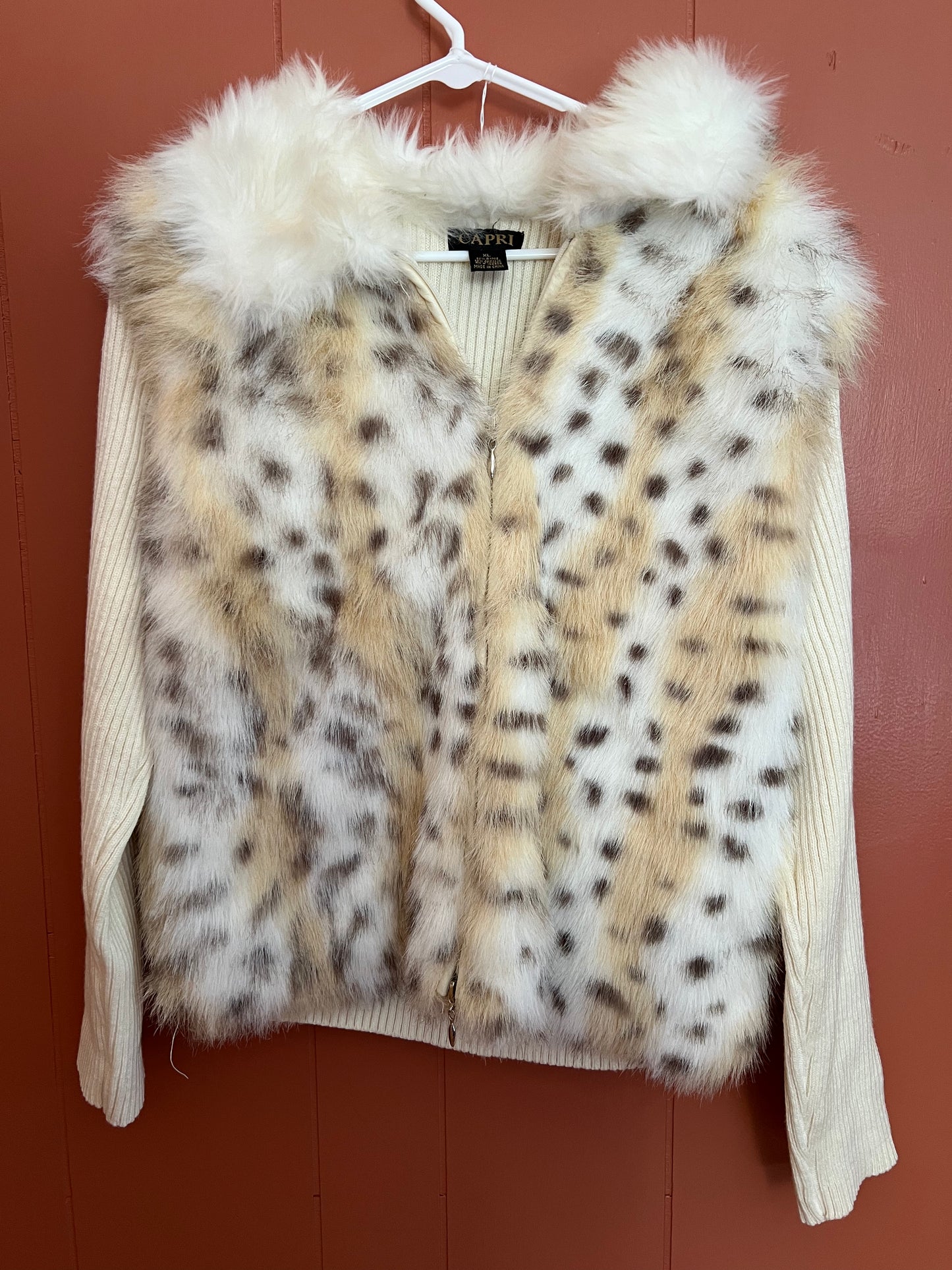 Capri Y2K Faux Fur Jacket