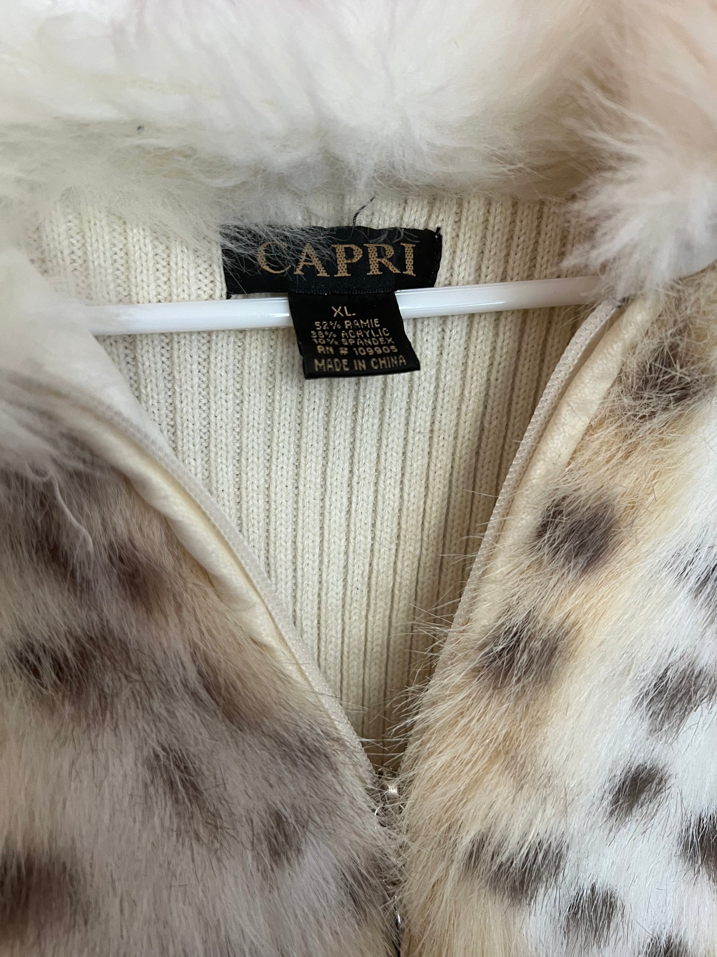 Capri Y2K Faux Fur Jacket