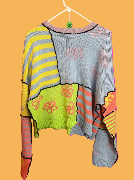 The Ragged Priest Patchwork Sweater
