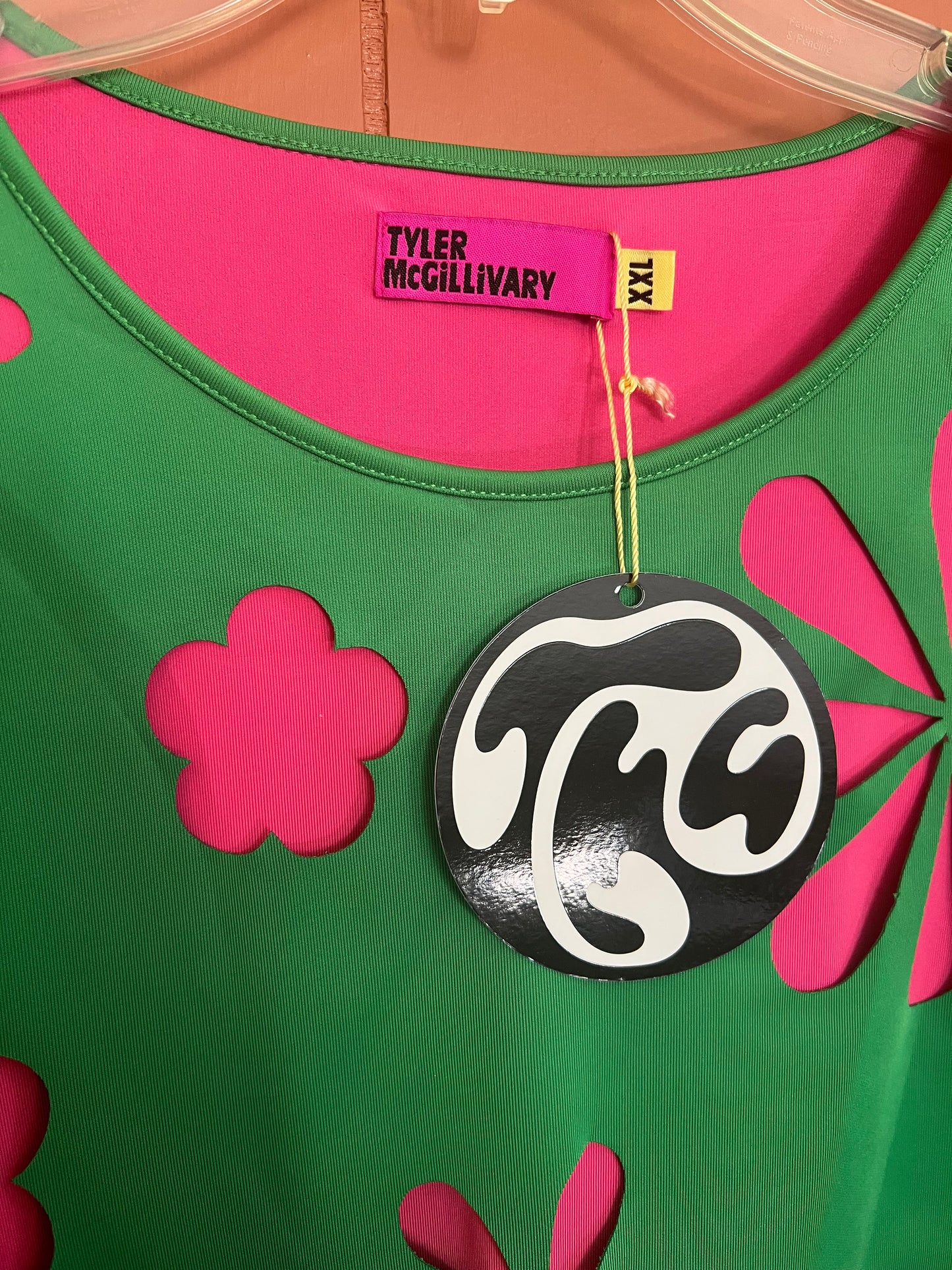 Tyler McGillivary Flower Cutout Top