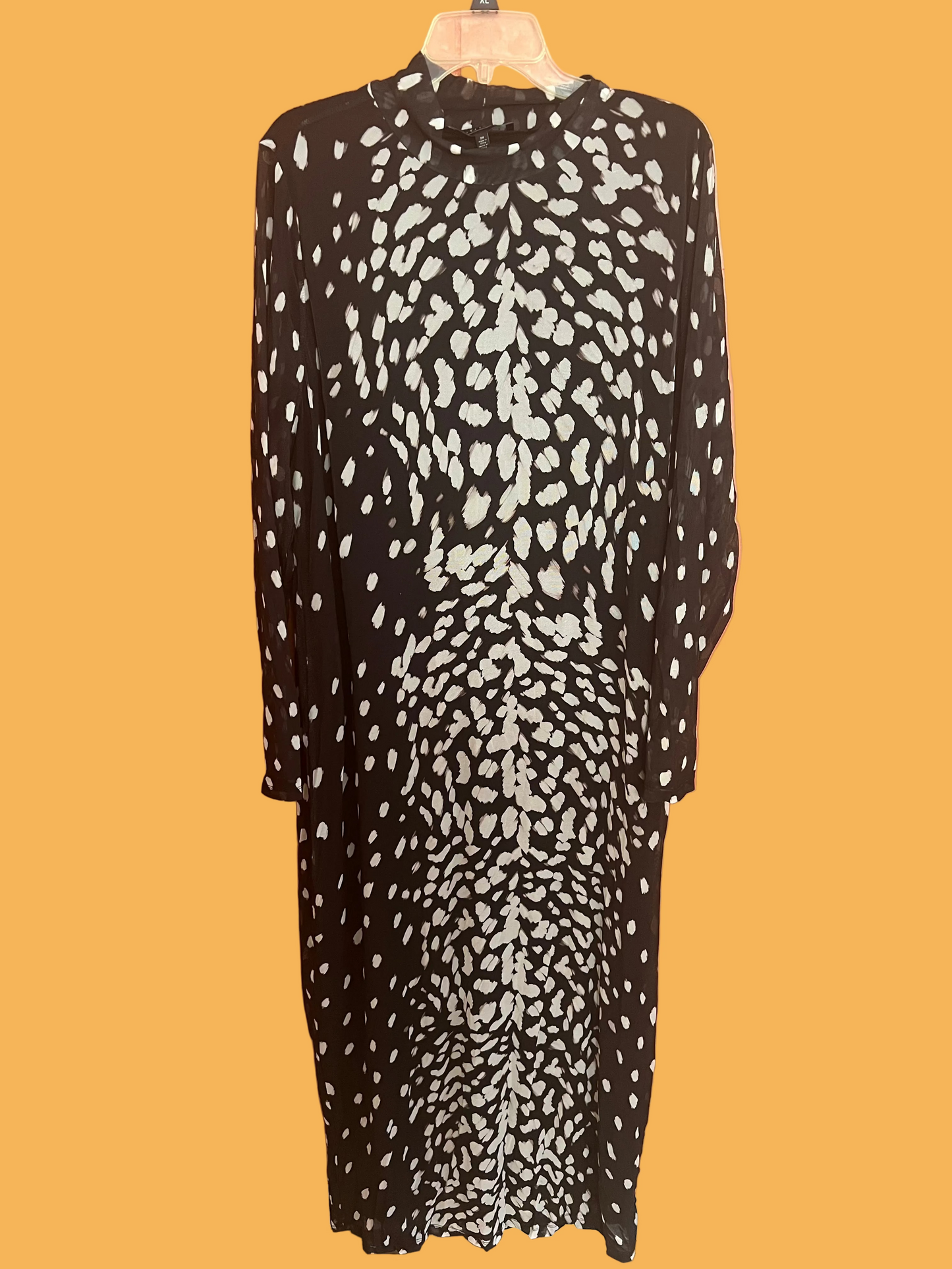 Eloquii Spotted Bodycon Dress