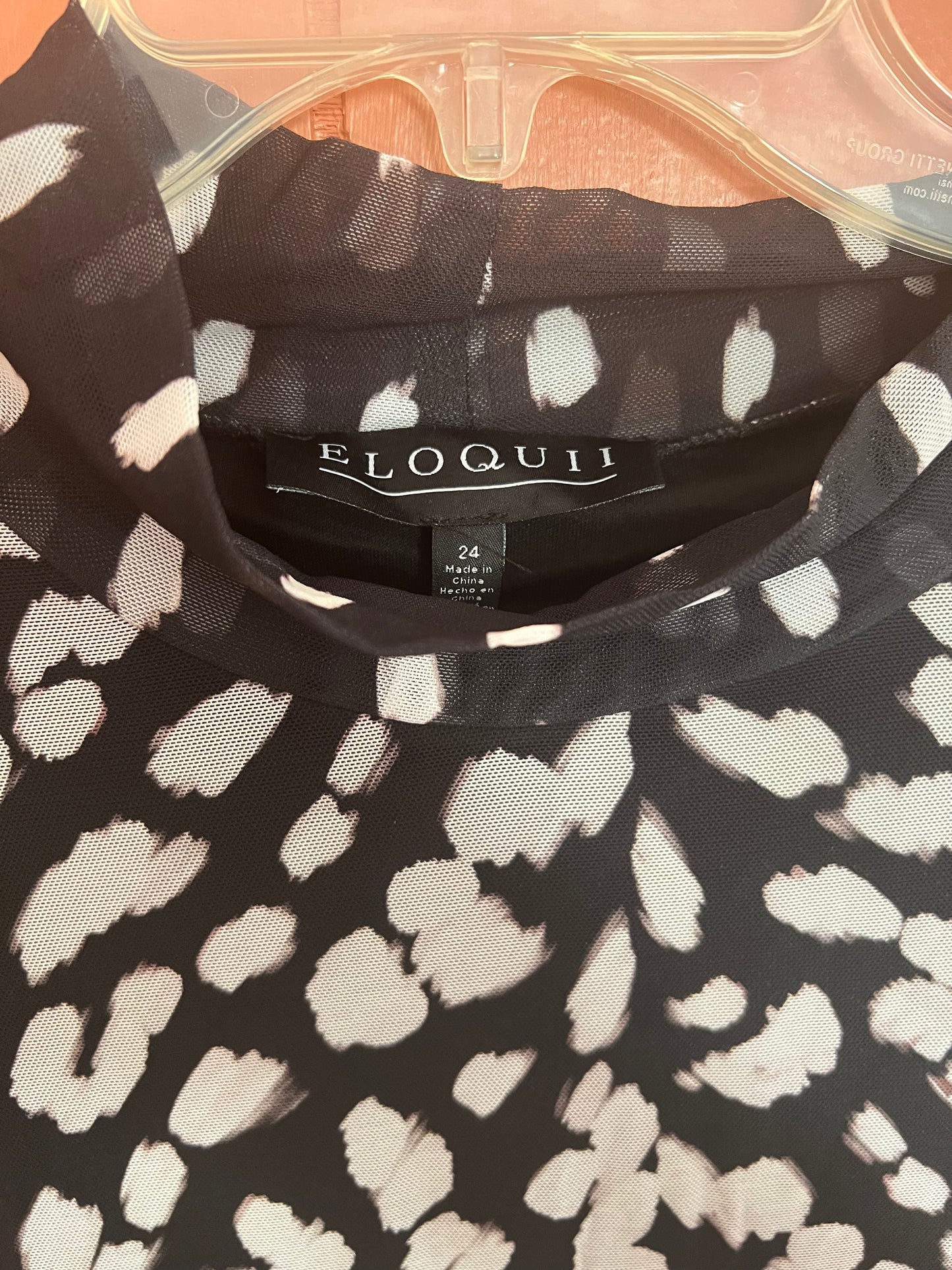 Eloquii Spotted Bodycon Dress