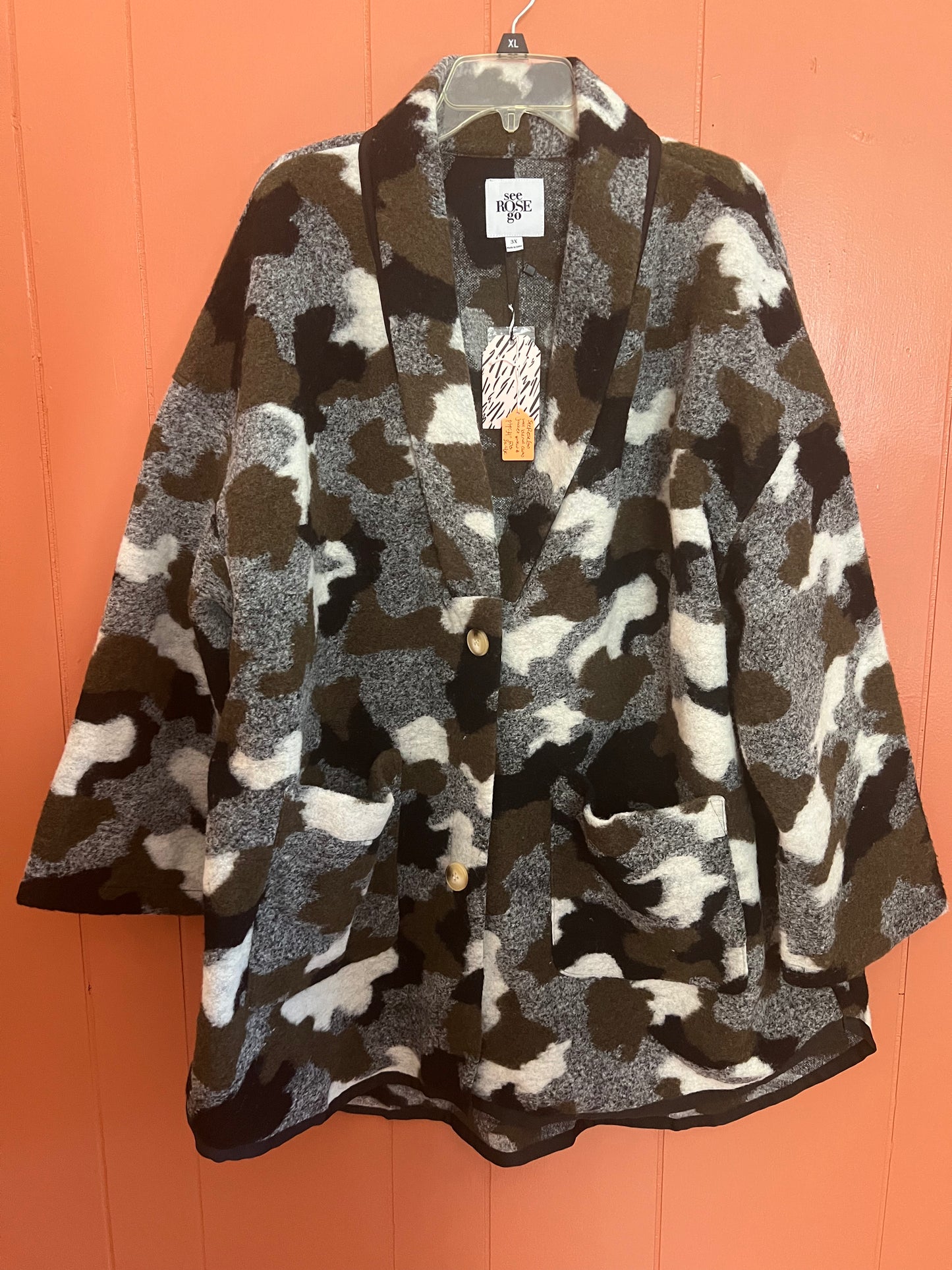 See Rose Go Camo Jacket