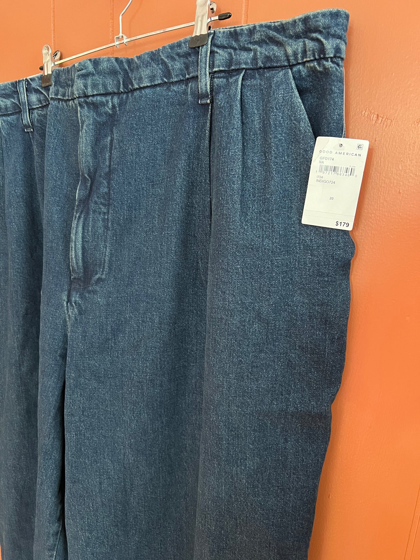 Good American Wide Leg Jeans