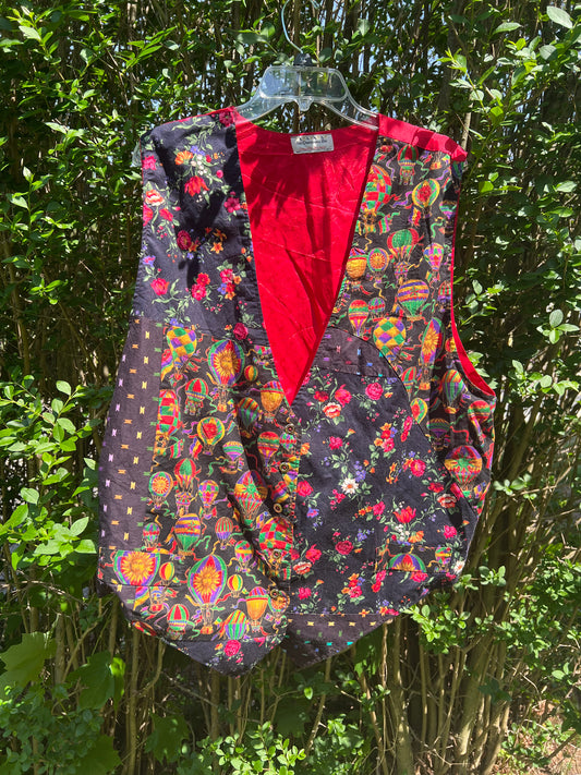 Vintage Hot Air Balloon Vest