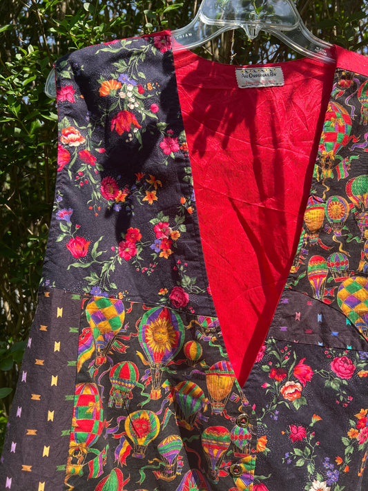 Vintage Hot Air Balloon Vest