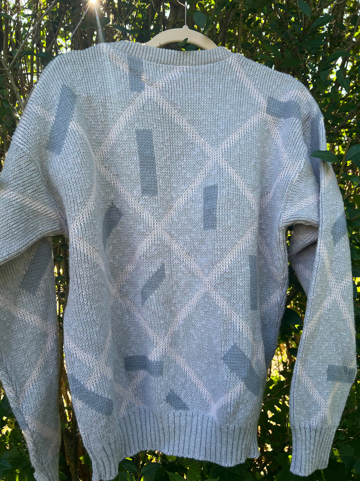 Vintage Knit Network Argyle Sweater