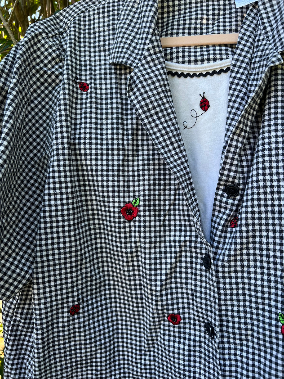 Vintage Alfred Dunner Ladybug Top