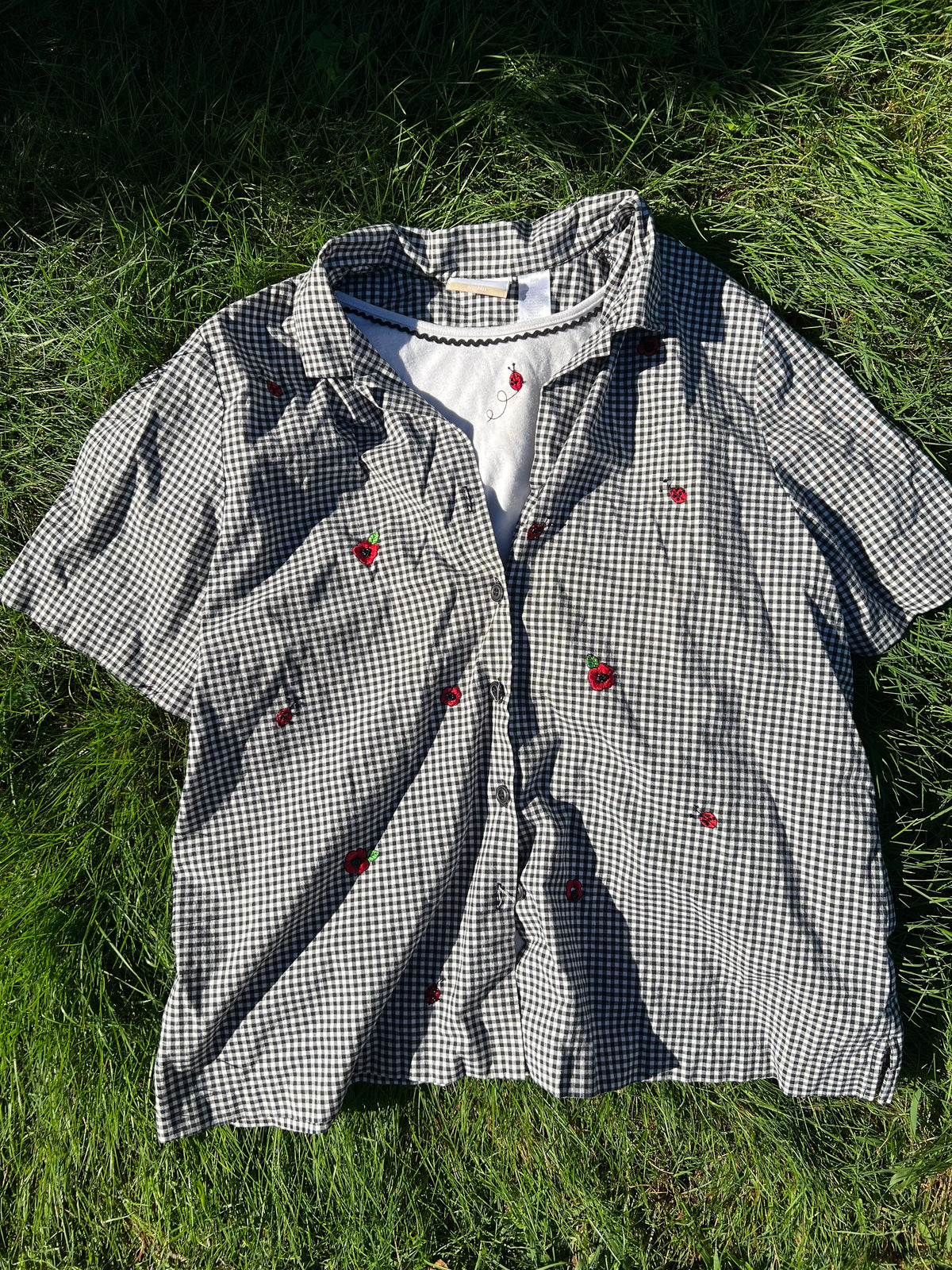 Vintage Alfred Dunner Ladybug Top