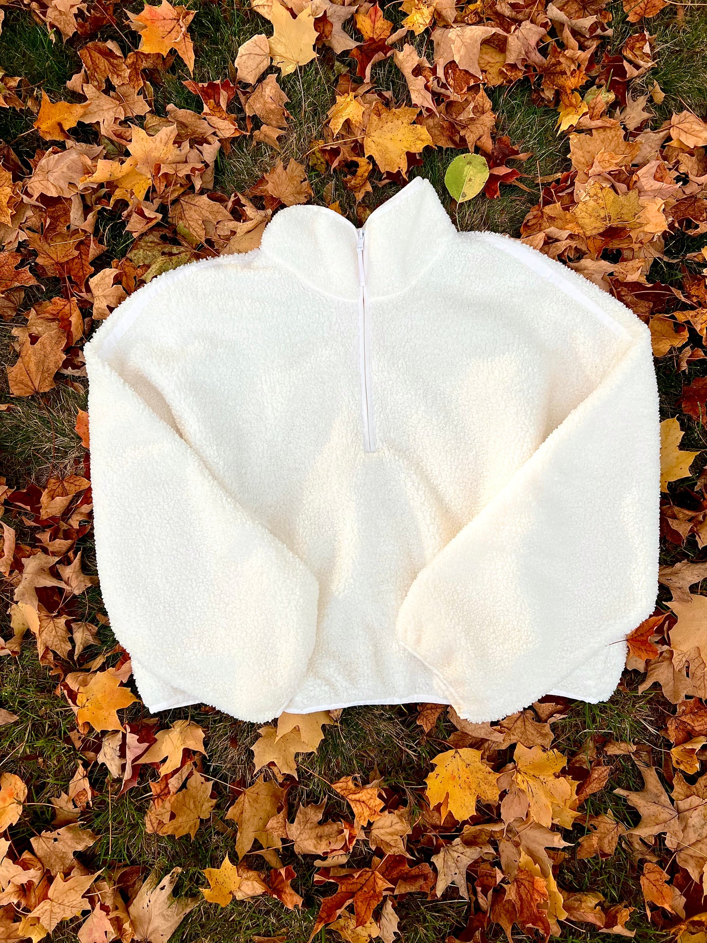 Old Navy Sherpa Pullover with Quarter Zip
