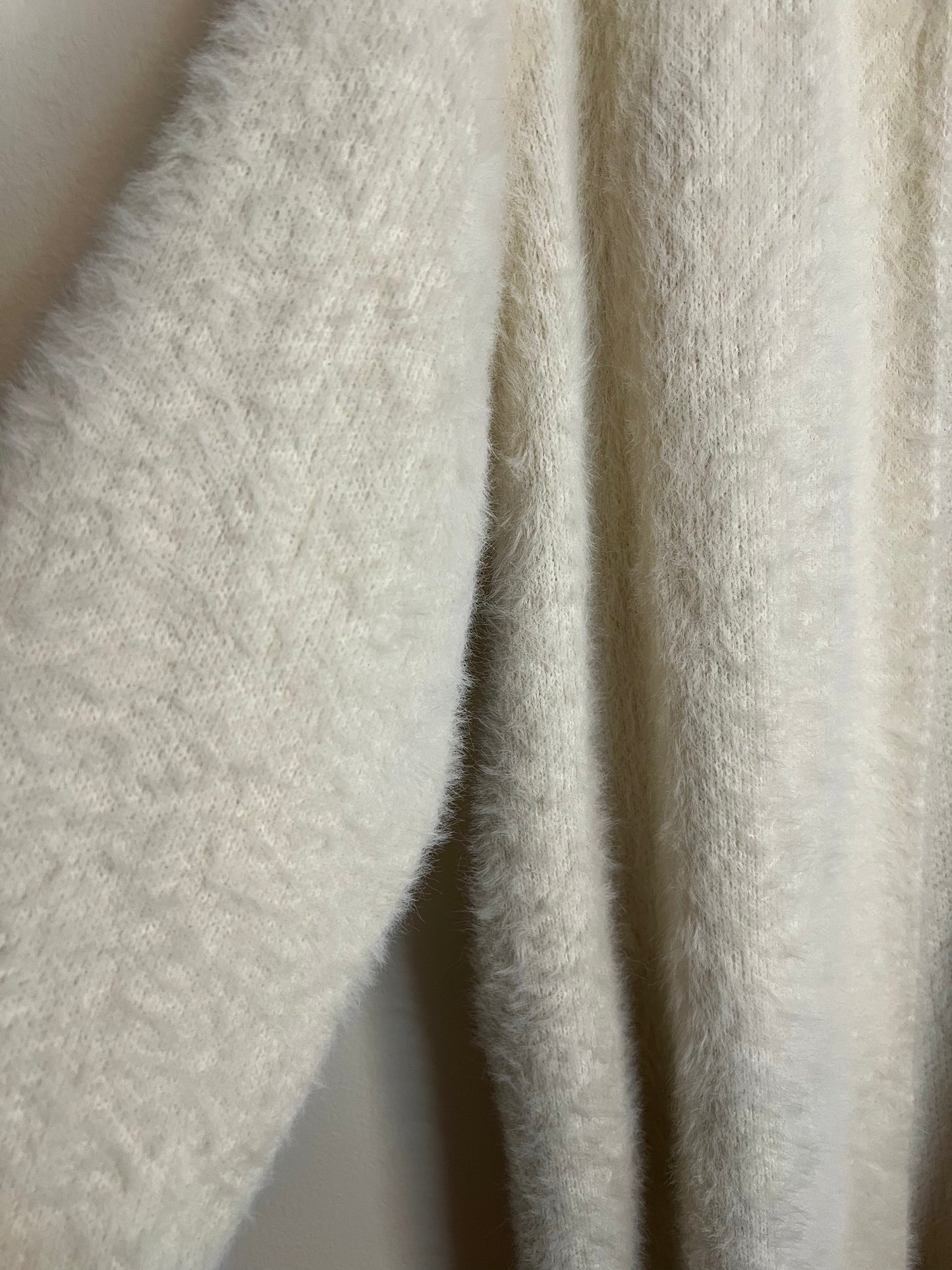 Forever 21 White Duster Cardigan/Sweater