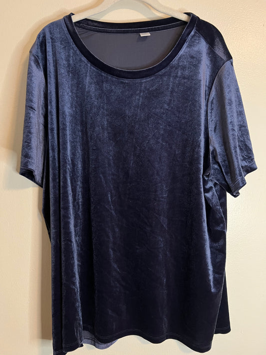 Old Navy Blue/purple Velvet Tshirt