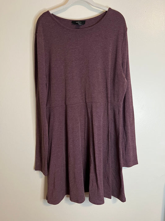 Forever21 Purple Long Sleeve Dress