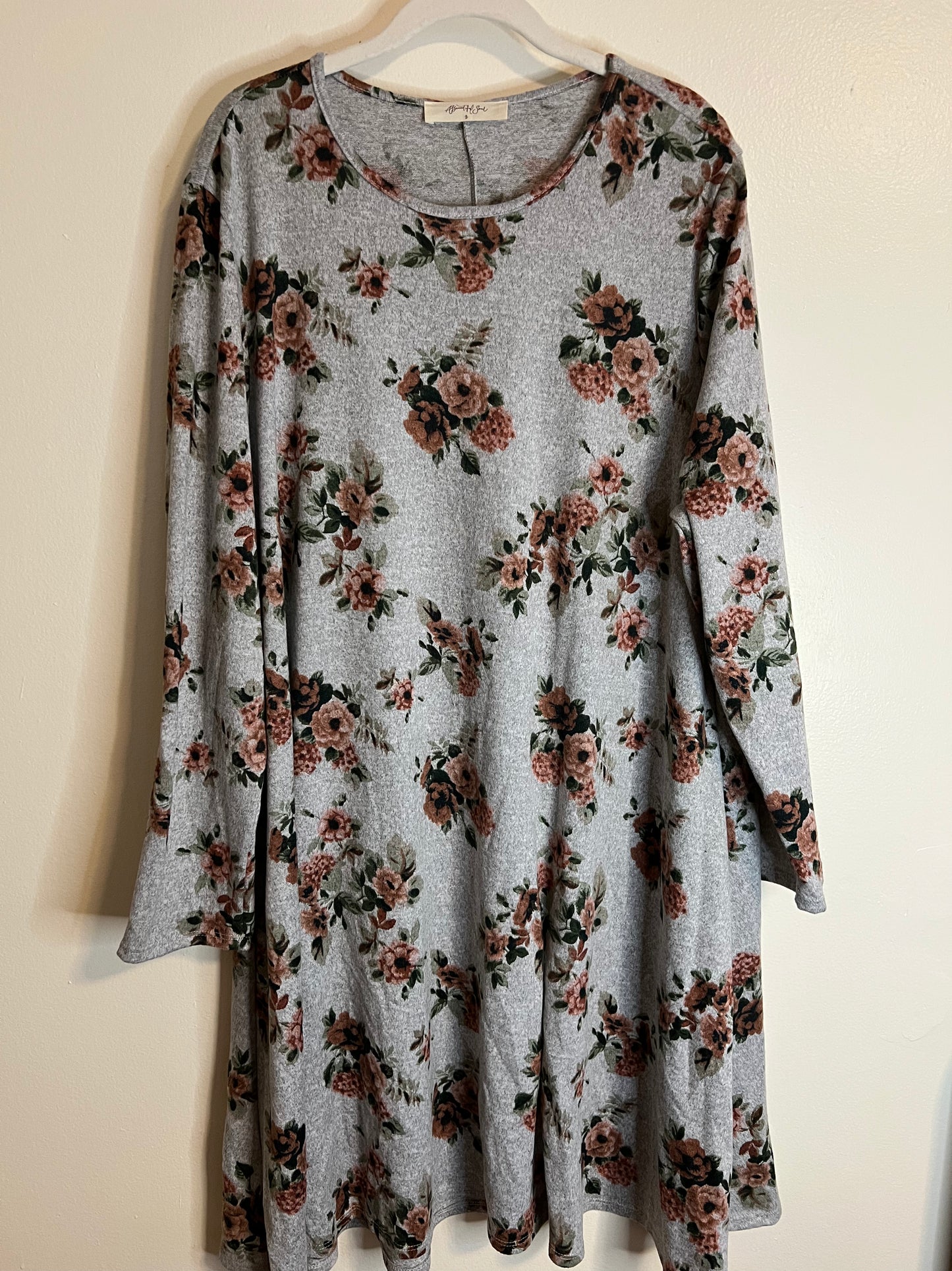 A Beautiful Soul Floral Sweater Dress