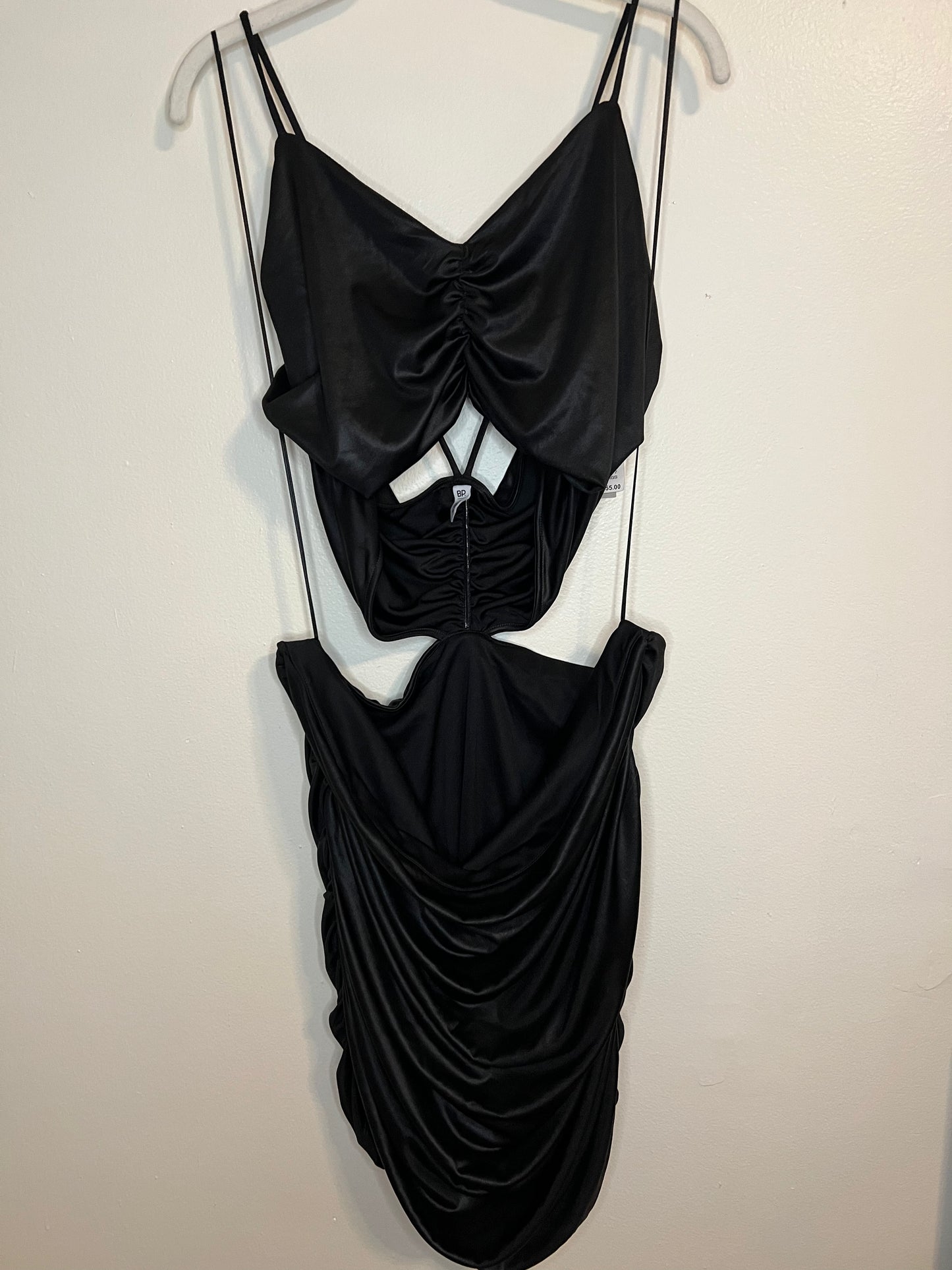 BP. Black Dress With Large Cutout Detail