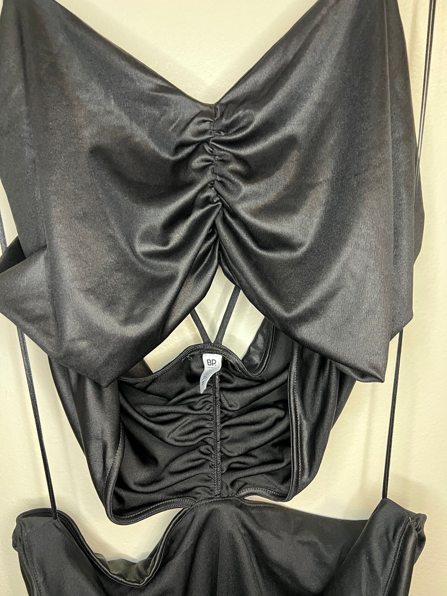 BP. Black Dress With Large Cutout Detail