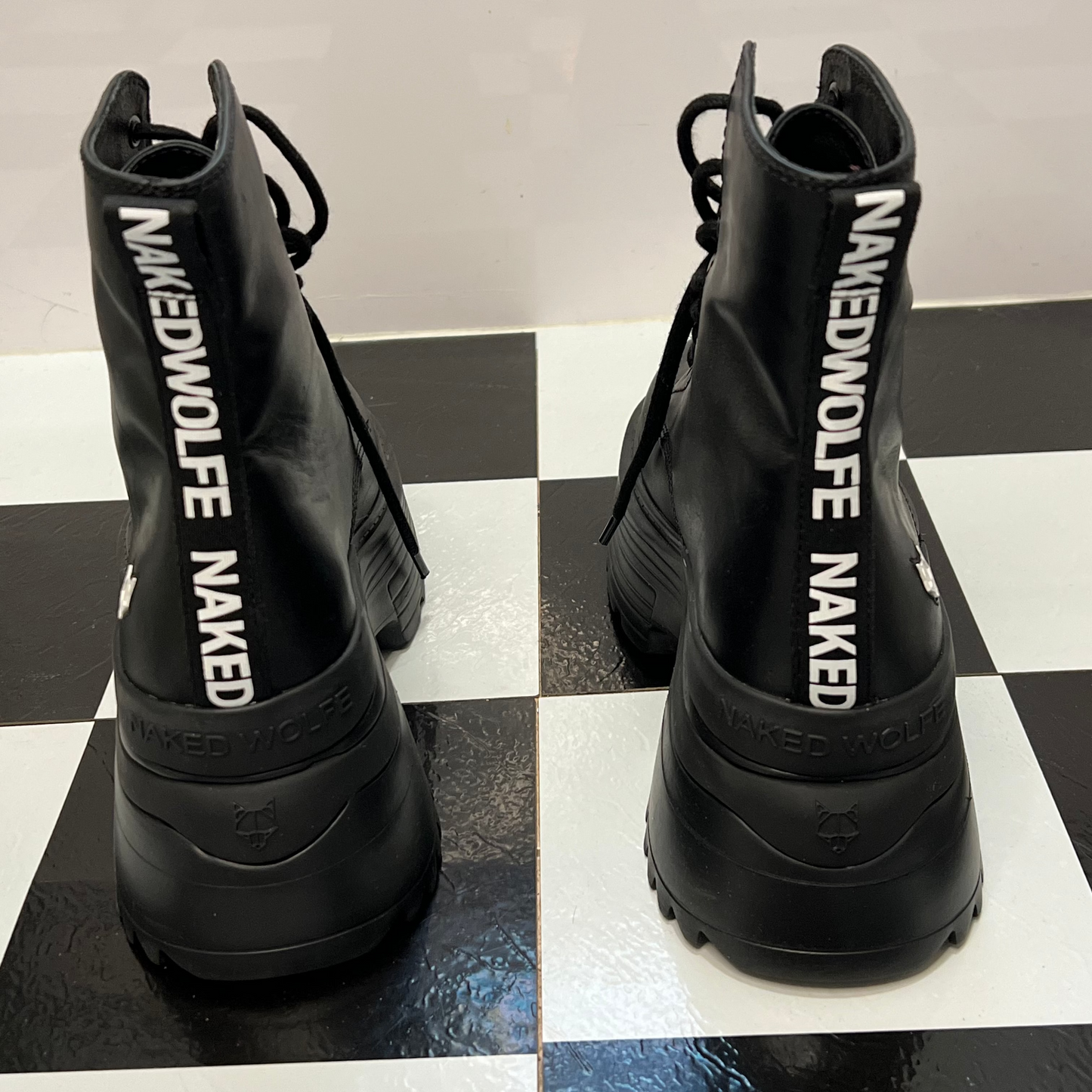 Naked Wolfe Black Boots
