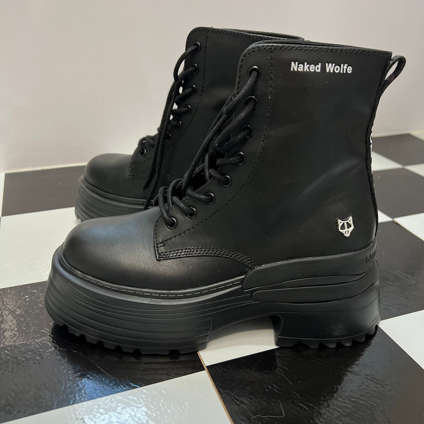 Naked Wolfe Black Boots