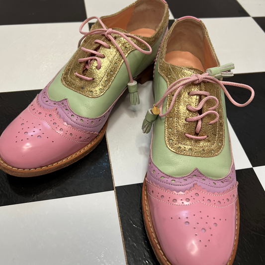 ABO Leather Handmade Brogue Shoes